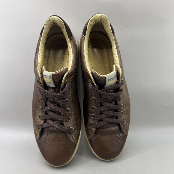 ECCO Street Retro Spikeless Golf Shoes Men Size 9.5 US, 43 EU Brown Low Sneakers main image 5